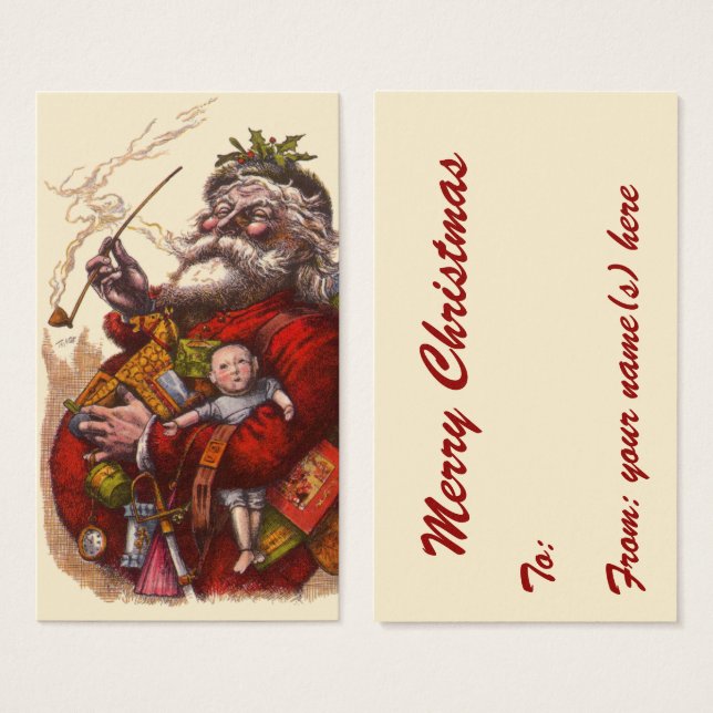 Natais vintages, Brinquedos da Pipe do Papai Noel  (Frente & Verso)