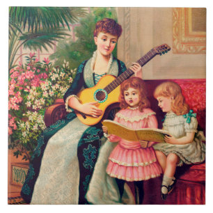 natais vintages Carol, litógrafo 1888,