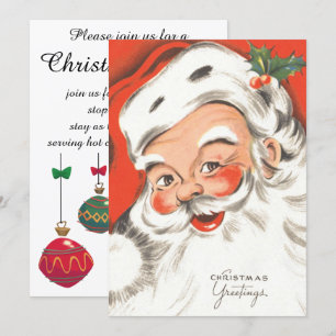 Natais vintages, Convite Jolly Papai Noel
