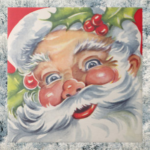 Natais vintages, Jolly Papai Noel com seu chapéu