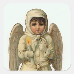 natais vintages mais bonitos etiquetas de anjo gra