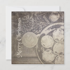 Natais vintages Motif com cookies e café