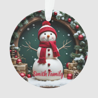 Natais vintages - Ornamento acrílico