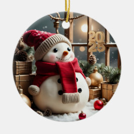 Natais vintages - Ornamento Redondo Premium