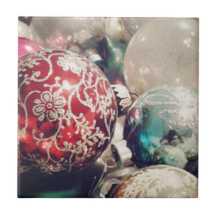 Natais vintages ornamentos ainda vivos