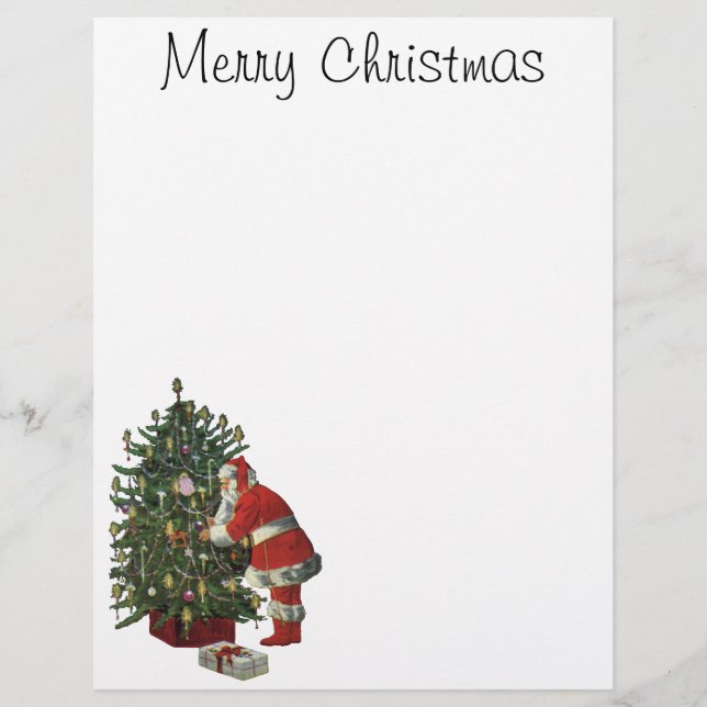 Natais vintages, Papai Noel com Presentes (Frente)