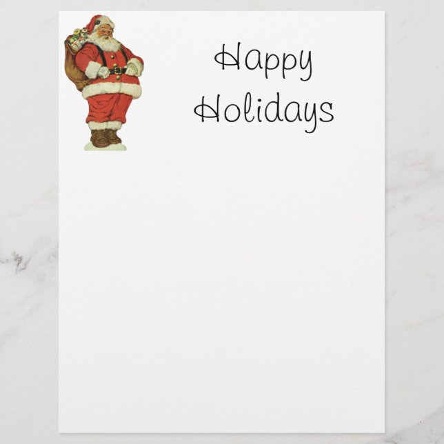 Natais vintages, Papai Noel Vitoriano com Brinqued (Frente)