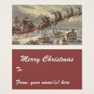 Natais vintages, Papai Noel Vitoriano em Sleigh