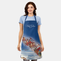 Natais vintages, Papais noeis voando com névoa