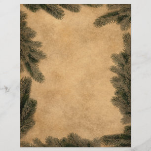 Natais vintages - Papel de carta timbrado