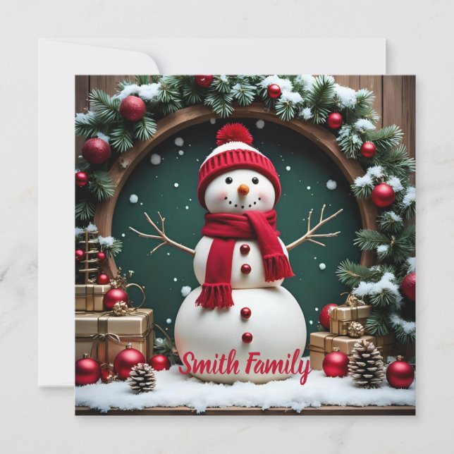 Natais vintages - Placa plana (Frente)