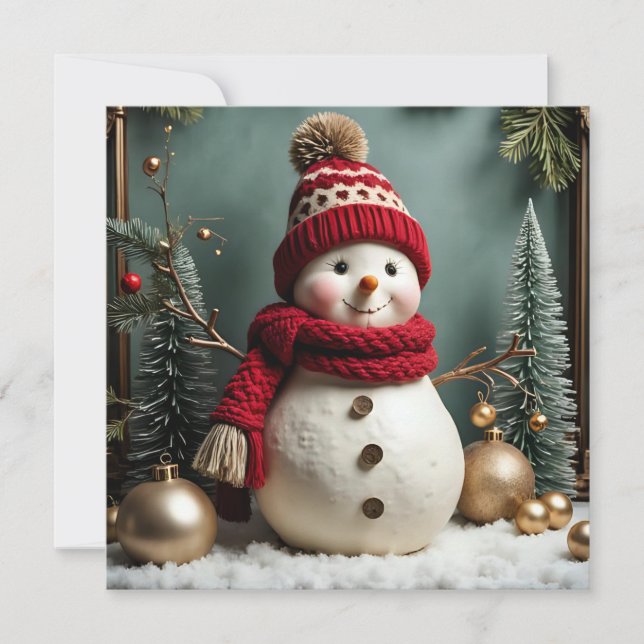 Natais vintages - Placa plana (Frente)