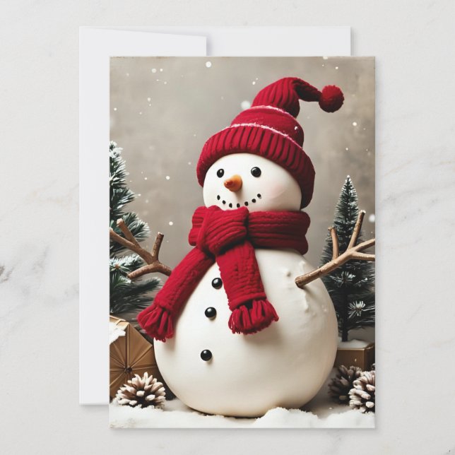 Natais vintages - Placa plana (Frente)