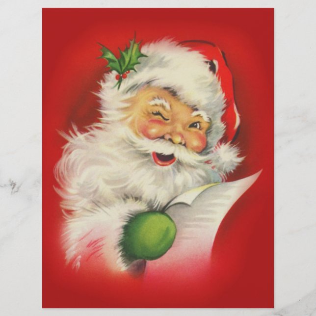 Natais vintages Santa Claus (Frente)