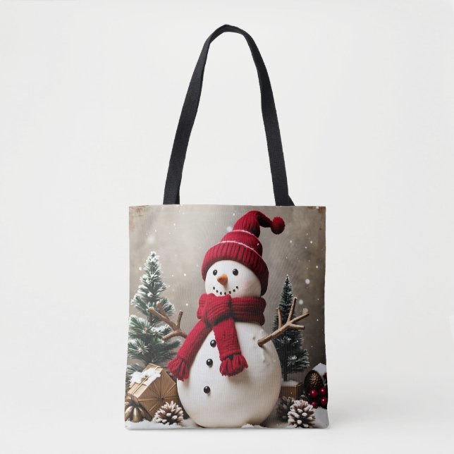 Natais vintages - Tote Bag (Frente)
