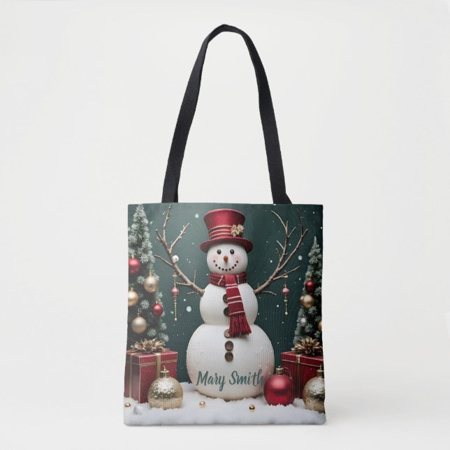 Natais vintages - Tote Bag (Frente)