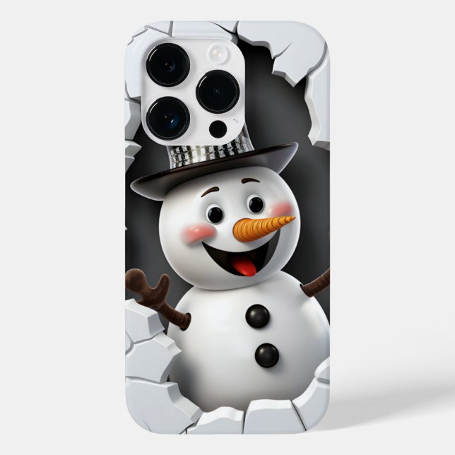 Natal 3D Snowman (Verso)