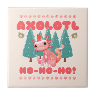 Natal Alegre Divertido Axolotl Ho-Ho-Ho!