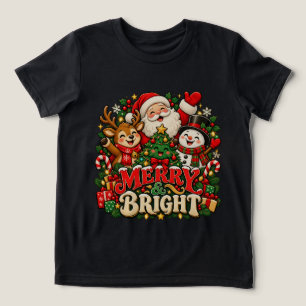 Natal Alegre e Brilhante Adorável