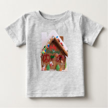 Natal animado e divertido, camiseta para bebês e b