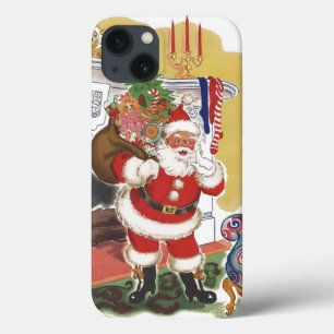 Natal Antigo, Alegre Papai Noel com Presentes