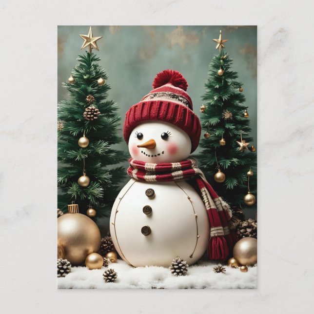 Natal Antigo - Cartão de Férias (Frente)