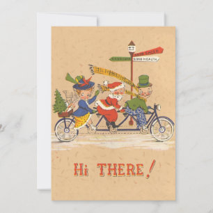 Natal Antigo, Convite de Bicicleta do Papai Noel