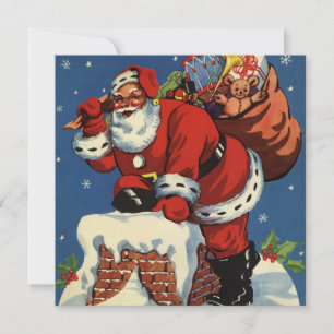 Natal Antigo, Convite Retro do Papai Noel