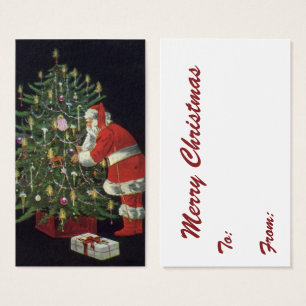 Natal Antigo, Papai Noel com Presentes