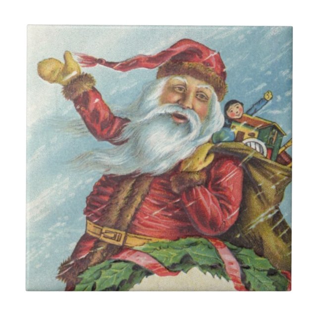 Natal Antigo, Papai Noel Vitoriano em Grinalda (Frente)