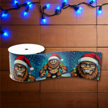 Natal Bigfoots Engraçados em Pop Art
