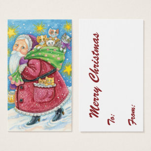 Natal bonito, Papai Noel com gatinhos e gatos!