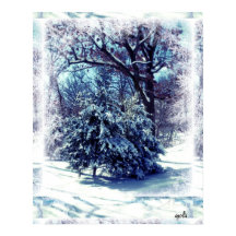 Natal branco na Poster Wonderland