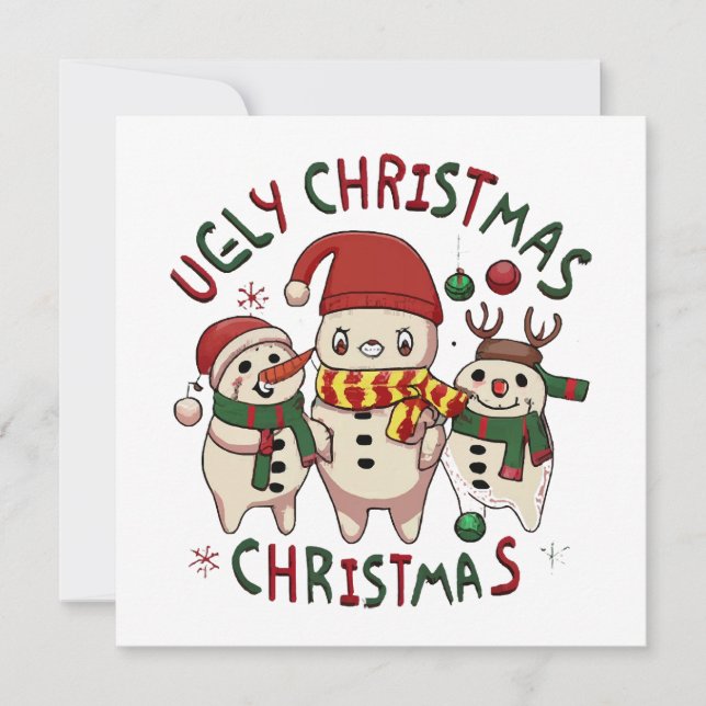 Natal branco ;NATAL FEIO (Frente)
