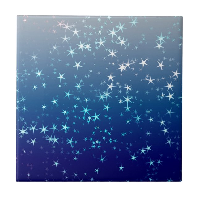 Natal brilha estrelas céu azul (Frente)