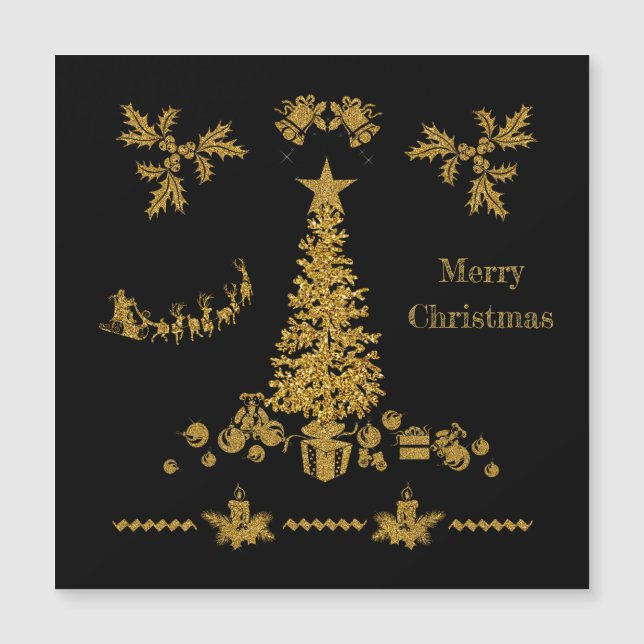 Natal Brilho Dourado, Feliz Natal  (Frente)