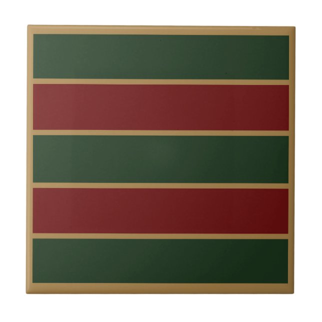 Natal Clássico Verde e Vermelho com Corte Dourado (Frente)