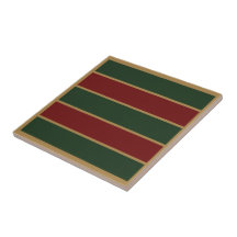 Natal Clássico Verde e Vermelho com Corte Dourado