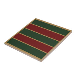 Natal Clássico Verde e Vermelho com Corte Dourado