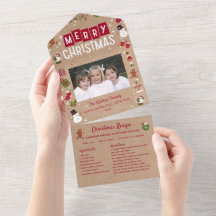Natal - Colagem de Cartão de Natal Recebe Foto de