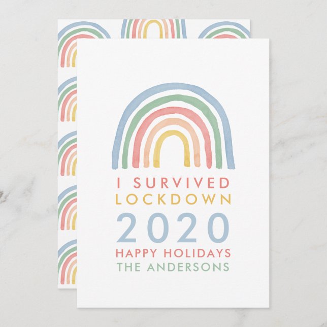 Natal colorido, sobrevivi ao bloqueio (Frente/Verso)