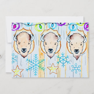 Natal com Floco de Neve de Búfalo