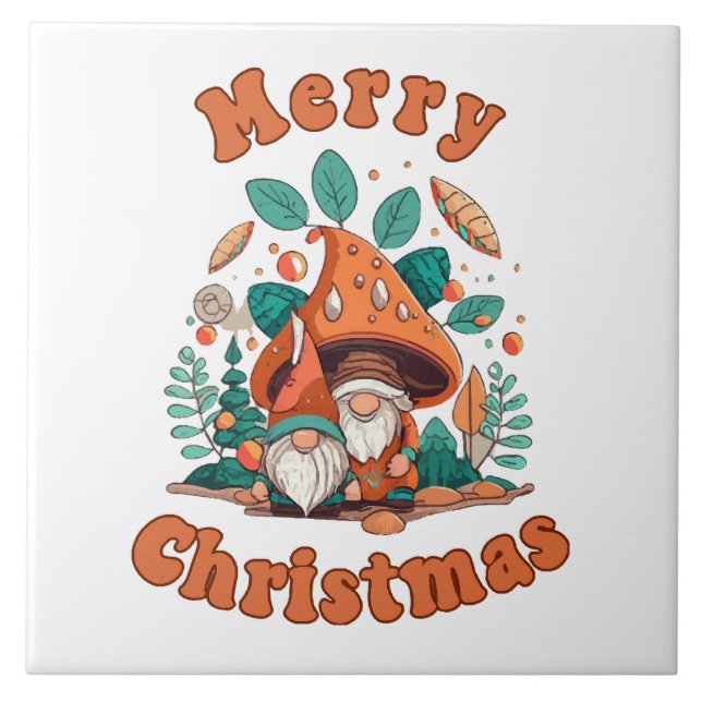 Natal com Gnome Retro (Frente)