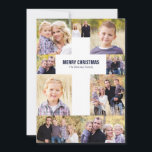 Natal Cross Photo Collage MultiPhoto Natal<br><div class="desc">Este clássico cartão religioso de Natal apresenta uma colagem fotográfica organizada para formar uma cruz. Perfeito para a família que deseja compartilhar saudações religiosas no Natal ao lado de múltiplas fotos de sua família. Personalize-o para alterar as cores do texto e do fundo para corresponder às fotos da sua família!...</div>