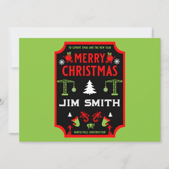 Natal da construção de edifícios (Frente)