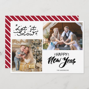 Natal da família Deixar nevar Ano Novo