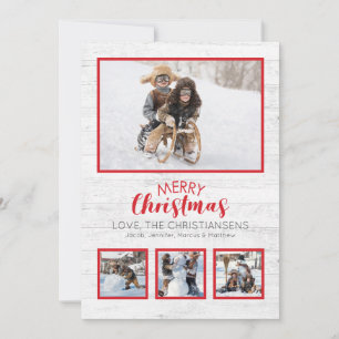 Natal da Madeira Rústica Vermelha Branca