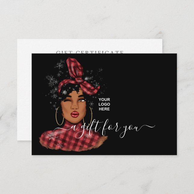 Natal da Xadrez de Buffalo Vermelho (Frente/Verso)