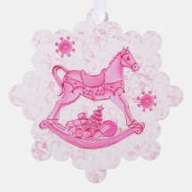 Natal de Cavalo-de-Foguete-Rosa-Rosa-Gelado