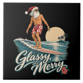Natal de Papai Noel Surf Alegre e Vidrado